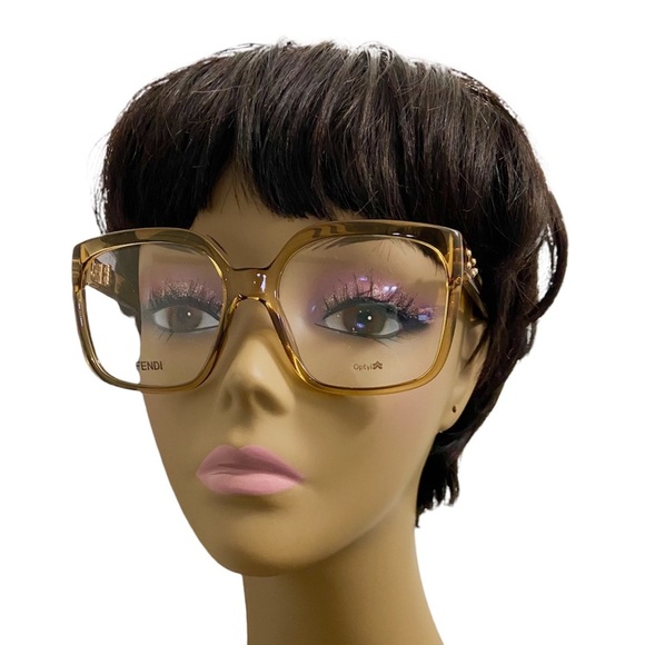 FENDI 55mm Square Optical Frames
